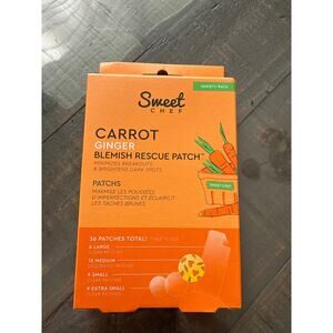 Sweet Chef Carrot Ginger Blemish Rescue Patch NEW Full Size